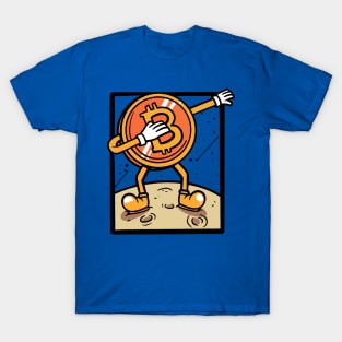 Dabbing Bitcoin Jumper merch T-Shirt